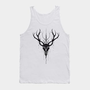 Stag Deer Animal Freedom World Wildlife Wonder Vector Graphic Tank Top